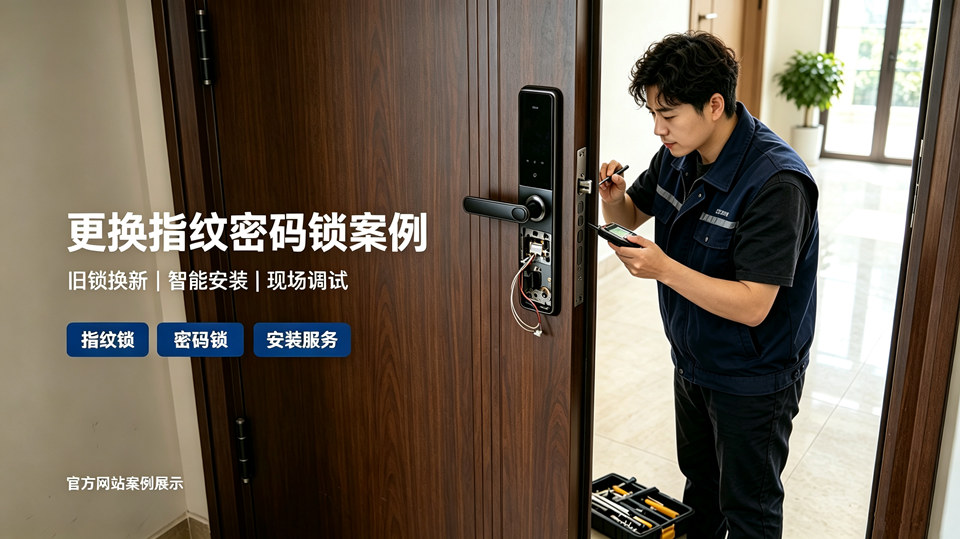 更换指纹密码锁